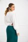 White women`s blouse georgette loose fit with puffed sleeves 2 - StarShinerS.com