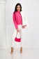 Pink women`s blouse georgette loose fit plumeti with ruffle details 5 - StarShinerS.com