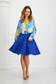 Blue skirt crepe cloche with elastic waist - StarShinerS 4 - StarShinerS.com