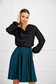 Dirty green skirt crepe cloche with elastic waist - StarShinerS 6 - StarShinerS.com