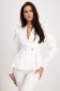 - StarShinerS ivory jacket tented elastic cloth with frilled waist high shoulders 1 - StarShinerS.com
