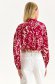 Fuchsia women`s shirt thin fabric loose fit with puffed sleeves 3 - StarShinerS.com