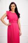 Pink dress pleated crepe cloche accessorized with belt 6 - StarShinerS.com