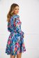 Rochie din crep in clos cu imprimeu floral unic - StarShinerS 2 - StarShinerS.ro