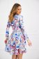 Rochie din crep in clos cu imprimeu floral digital - StarShinerS 3 - StarShinerS.ro