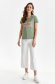 Khaki t-shirt cotton loose fit with rounded cleavage 2 - StarShinerS.com