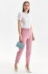 White women`s shirt cotton loose fit short sleeves with puffed sleeves 4 - StarShinerS.com