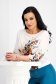 Women`s blouse loose fit viscose with floral print - StarShinerS 1 - StarShinerS.com