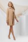 Nude overcoat straight with pearls elastic cloth 5 - StarShinerS.com