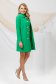 Green overcoat straight with pearls elastic cloth 5 - StarShinerS.com