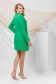 Green overcoat straight with pearls elastic cloth 3 - StarShinerS.com