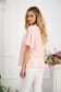 Pink women`s blouse thin fabric loose fit with bell sleeve - StarShinerS 3 - StarShinerS.com