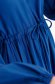 Rochie din material subtire albastra scurta in clos cu elastic in talie si maneci bufante - Top Secret 6 - StarShinerS.ro