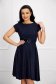 - StarShinerS dark blue dress lycra with glitter details cloche with elastic waist 1 - StarShinerS.com