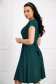 Rochie din lycra cu sclipici verde-inchis in clos cu elastic in talie - StarShinerS 3 - StarShinerS.ro