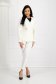 - StarShinerS ivory jacket elastic cloth tented accessorized with tied waistband 3 - StarShinerS.com