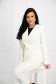 - StarShinerS ivory jacket elastic cloth tented accessorized with tied waistband 5 - StarShinerS.com