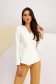- StarShinerS ivory jacket elastic cloth tented accessorized with tied waistband 1 - StarShinerS.com