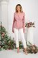 - StarShinerS pink jacket elastic cloth tented accessorized with tied waistband 4 - StarShinerS.com