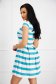 Dress short cut cotton cloche waist pleats 2 - StarShinerS.com