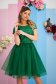- StarShinerS green cloche dress from tulle with sequin embellished details laced 4 - StarShinerS.com