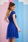 - StarShinerS blue dress from tulle short cut cloche v back neckline 3 - StarShinerS.com