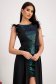 - StarShinerS green dress pencil voile overlay with sequins 5 - StarShinerS.com