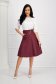 Bluza dama din satin alba cu croi larg si nasturi decorativi la mansete - StarShinerS 3 - StarShinerS.ro