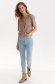 Women`s blouse loose fit thin fabric wrap over front with elastic waist 3 - StarShinerS.com