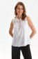 White women`s blouse light material loose fit with embroidery details 1 - StarShinerS.com