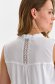 White women`s blouse light material loose fit with embroidery details 5 - StarShinerS.com