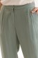 Green trousers thin fabric long medium waist lateral pockets 4 - StarShinerS.com