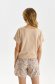Nude women`s blouse cotton loose fit with rounded cleavage 3 - StarShinerS.com