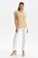 Beige t-shirt loose fit cotton with rounded cleavage 2 - StarShinerS.com