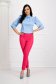 - StarShinerS lightblue women`s blouse from satin loose fit with puffed sleeves 4 - StarShinerS.com