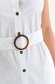 Rochie din bumbac alba scurta cu un croi drept si accesoriu tip curea - Top Secret 5 - StarShinerS.ro