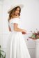 Dress - StarShinerS ivory midi cloth cloche off-shoulder 4 - StarShinerS.com