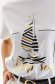 Tricou din bumbac alb cu croi larg si decolteu rotunjit - Top Secret 5 - StarShinerS.ro