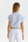 Lightblue women`s shirt cotton tented short sleeves 3 - StarShinerS.com
