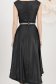 Rochie din stofa elastica neagra asimetrica in clos cu aplicatii cu sclipici - StarShinerS 5 - StarShinerS.ro