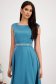 - StarShinerS turquoise dress elastic cloth asymmetrical cloche with glitter details 6 - StarShinerS.com