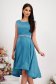 - StarShinerS turquoise dress elastic cloth asymmetrical cloche with glitter details 1 - StarShinerS.com