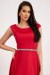 - StarShinerS red dress elastic cloth asymmetrical cloche with glitter details 6 - StarShinerS.com