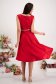 - StarShinerS red dress elastic cloth asymmetrical cloche with glitter details 5 - StarShinerS.com