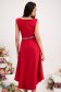 - StarShinerS red dress elastic cloth asymmetrical cloche with glitter details 3 - StarShinerS.com