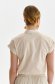 Beige women`s shirt cotton loose fit short sleeves 3 - StarShinerS.com