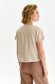 Beige women`s blouse loose fit thin fabric with button accessories 3 - StarShinerS.com