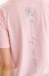 Tricou din bumbac roz cu croi larg si decolteu in v - Top Secret 6 - StarShinerS.ro