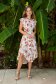 Asymmetric Georgette Midi Dress with Ruffles - StarShinerS 4 - StarShinerS.com