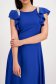 - StarShinerS blue dress from veil fabric long cloche with pearls with ruffle details 5 - StarShinerS.com
